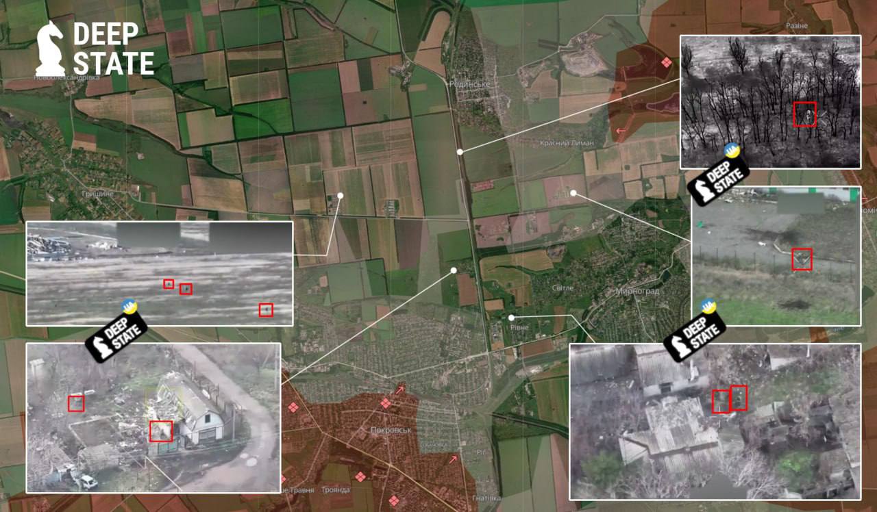 Лінія фронту в районі Куп’янська станом на 1 грудня / DeepStateMAP