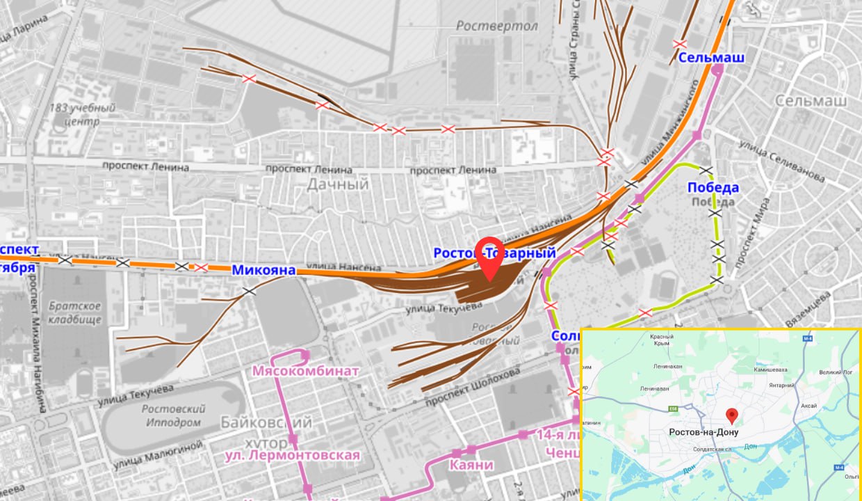 Место диверсии Место диверсии