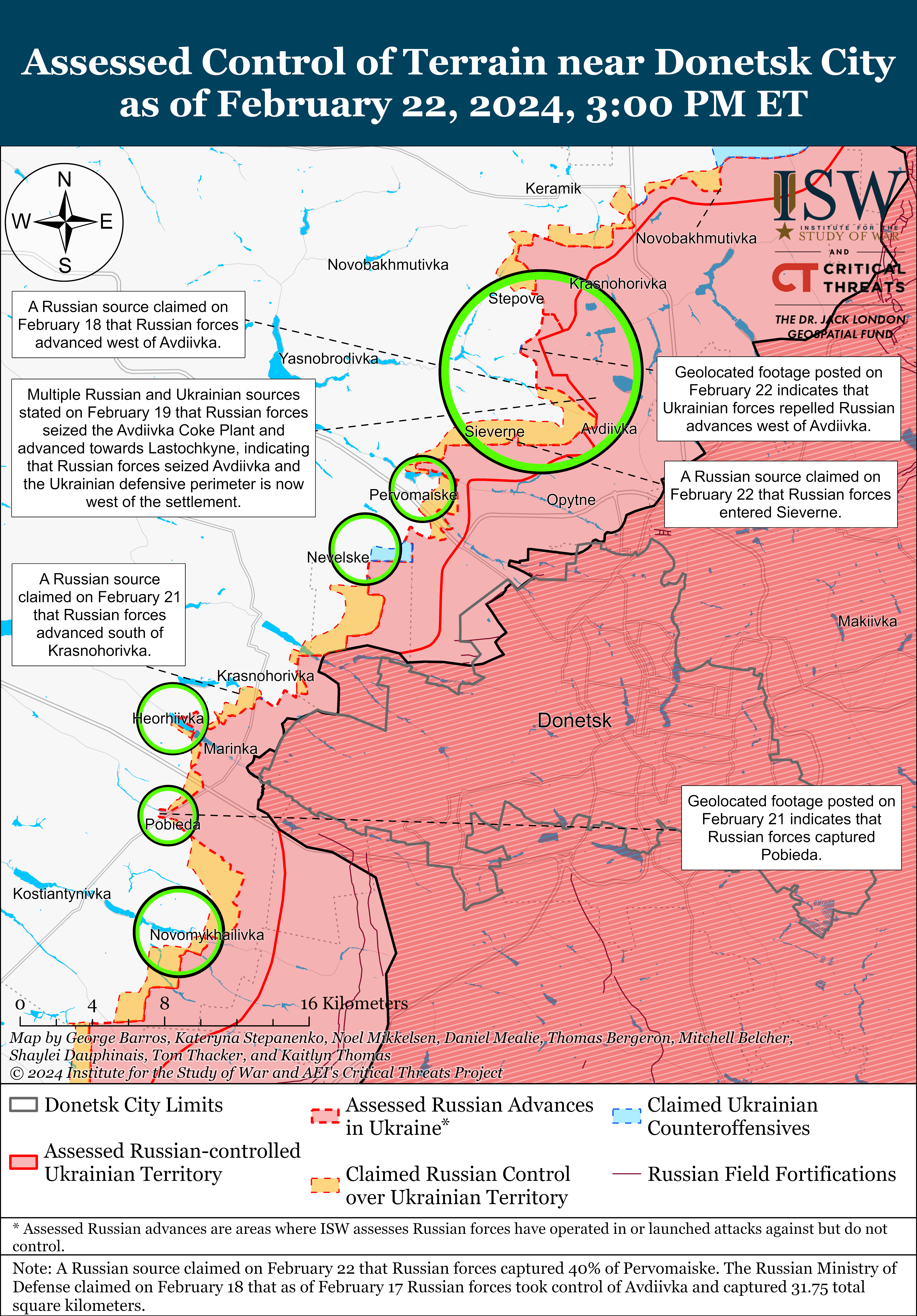 Avdiivka and Donetsk City Battle Map Draft February 22, 2024.png (3.79 MB) Avdiivka and Donetsk City Battle Map Draft February 22, 2024.png (3.79 MB)