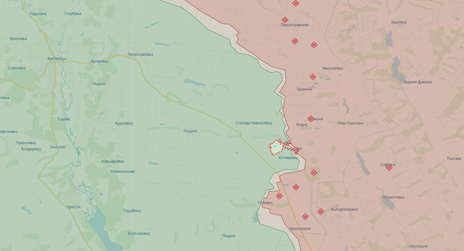 Орієнтовна мапа бойових дій станом на 27 квітня о 1:00 / DeepStateMAP Орієнтовна мапа бойових дій станом на 27 квітня о 1:00 / DeepStateMAP