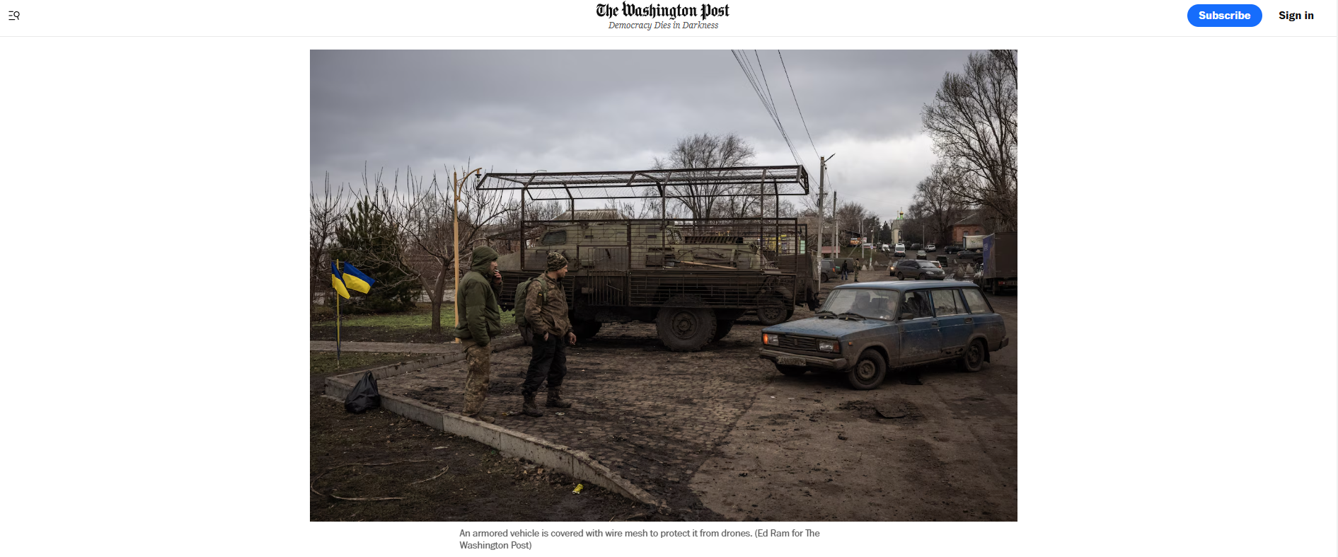 Скриншот зі статті The Washington Post