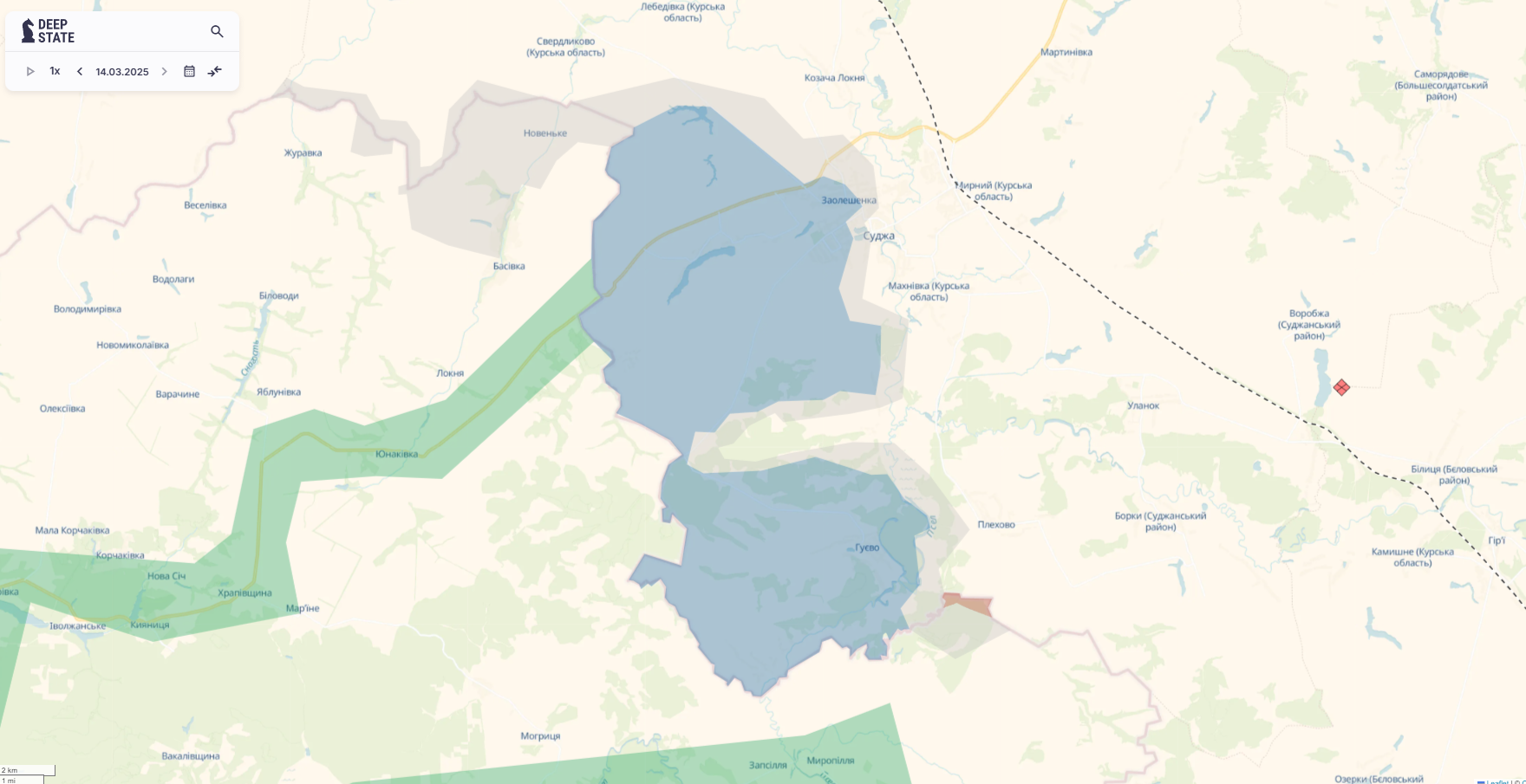 Ориентировочная карта боевых действий на 14 марта в 10:40 / DeepStateMAP Ориентировочная карта боевых действий на 14 марта в 10:40 / DeepStateMAP
