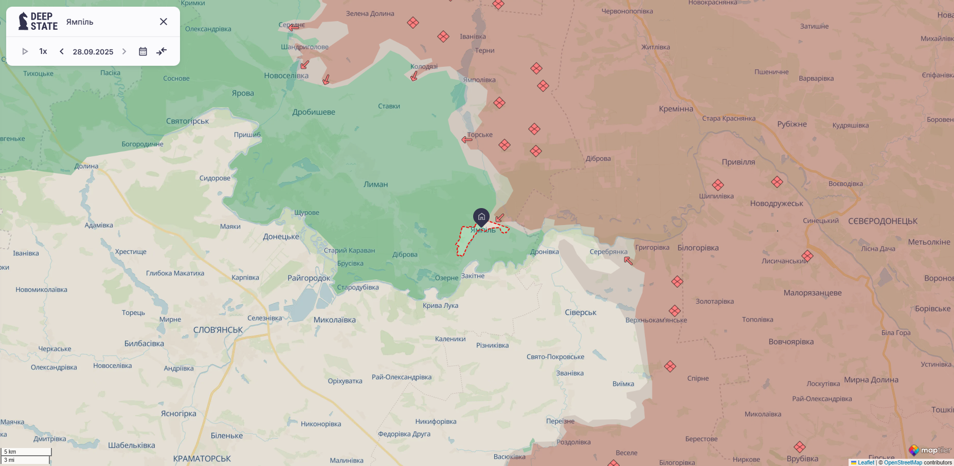 Орієнтовна карта бойових дій станом на 28 вересня о 21:56 / DeepStateMap Орієнтовна карта бойових дій станом на 28 вересня о 21:56 / DeepStateMap