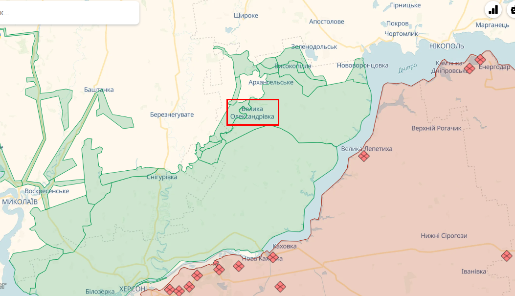 Приблизна мапа бойових дій станом на 7 жовтня о 20:56 / DeepStateMAP Приблизна мапа бойових дій станом на 7 жовтня о 20:56 / DeepStateMAP