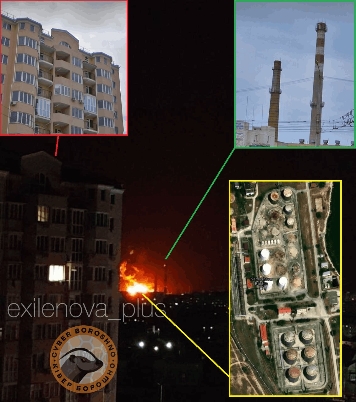 OSINT-аналіз: дрони прорвали "посилений захист" нафтобази у Севастополі