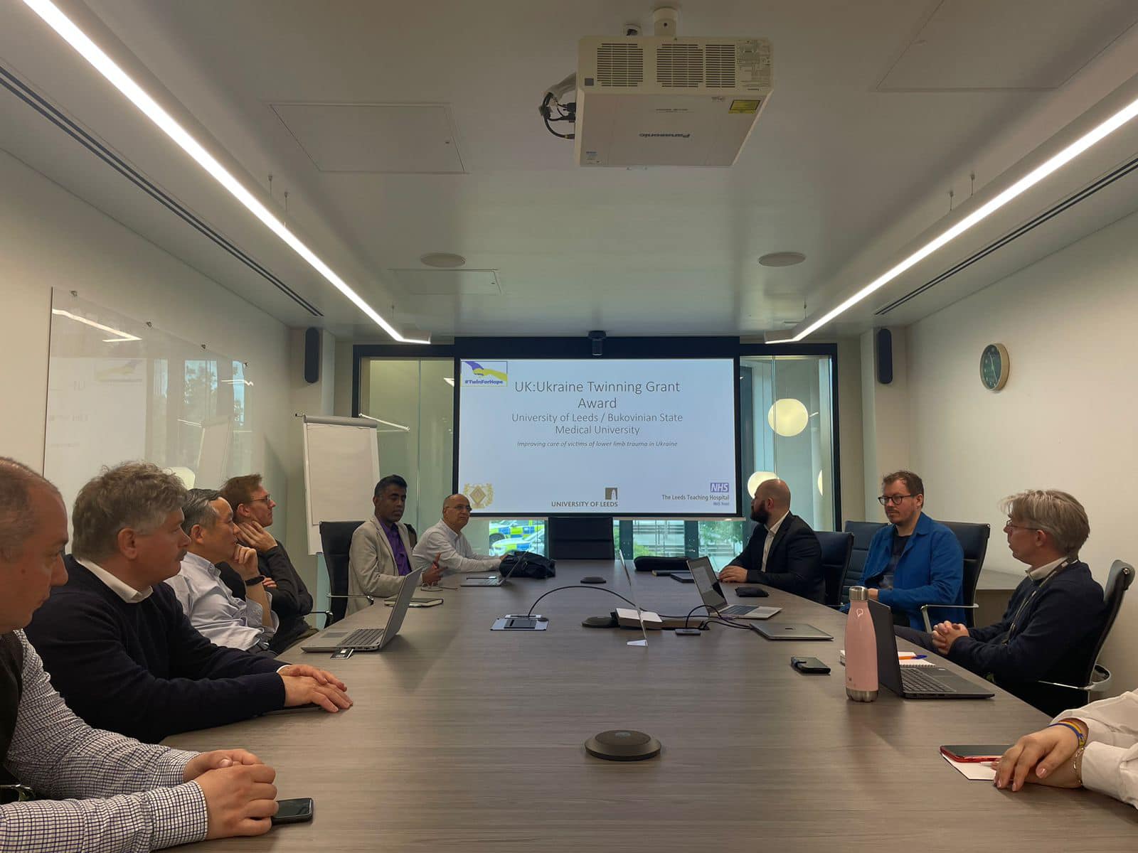 Предстваники буковинського державного медичного унверситету з робочим візитом до університету-партнера в Лідсі