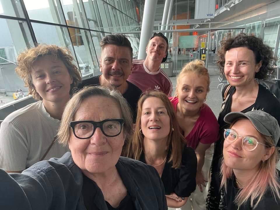 Агнешка Холланд із творчою групою фільму Агнешка Холланд із творчою групою фільму