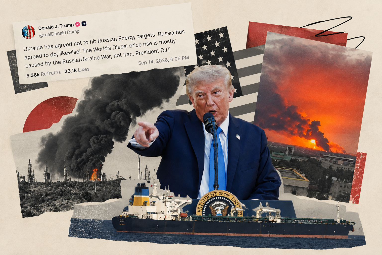 Diesel Prices in 2026 - Why Trump Blames Ukraine for the Fuel Shortage -  ZN.ua