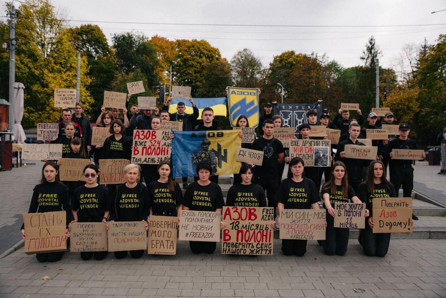 Одна з мирних акцій-нагадувань в Івано-Франківську