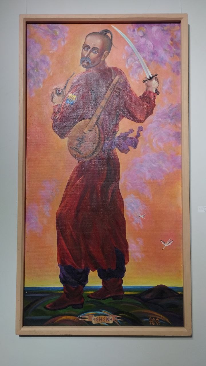 Юрій Самойленко «Любов к Отчизні де героїть…». Полотно. Олія. 2019 р. Юрій Самойленко «Любов к Отчизні де героїть…». Полотно. Олія. 2019 р.