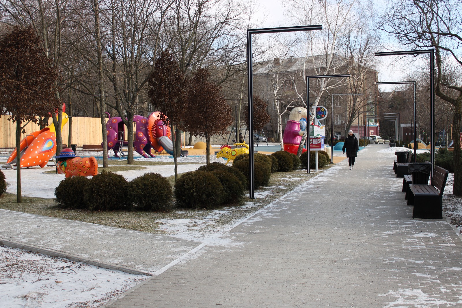 Оновлений майданчик в Олександрівському районі Запоріжжя