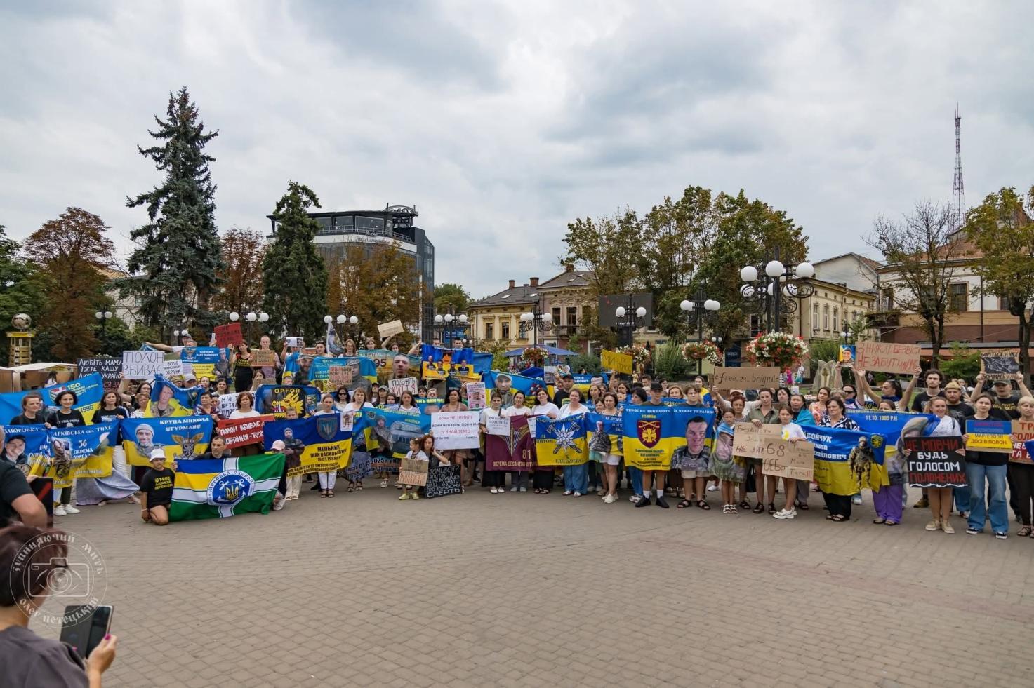 Одна з мирних акцій-нагадувань в Івано-Франківську