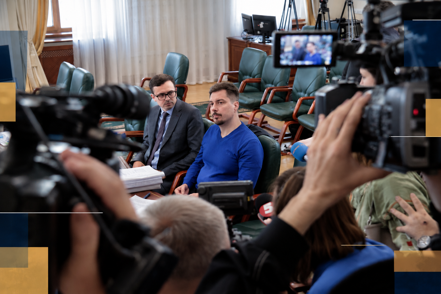 Former Supreme Court Chief Justice Vsevolod Kniaziev in the VAKS courtroom, May 2023 Former Supreme Court Chief Justice Vsevolod Kniaziev in the VAKS courtroom, May 2023