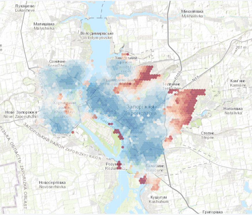 Запорожье. Велодоступность в концепции города 15 минут