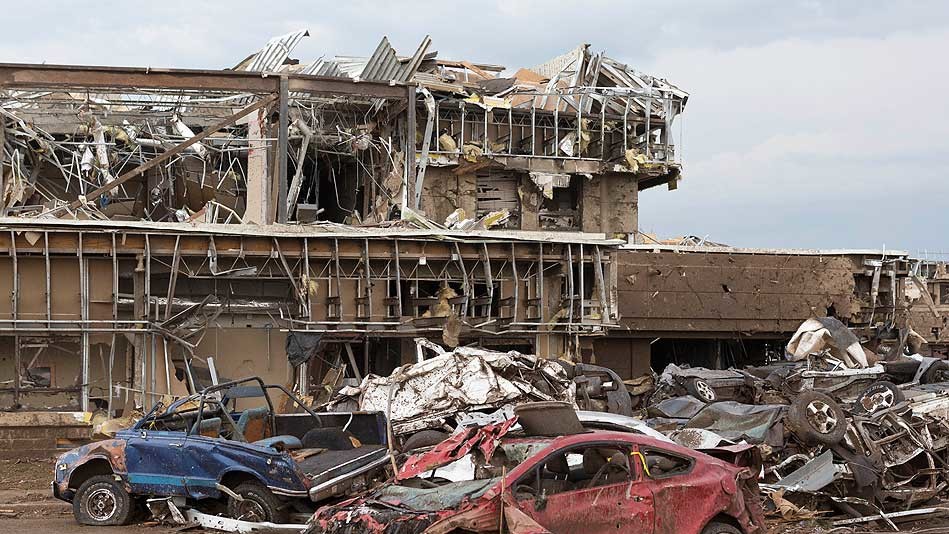 Торнадо в Оклахоме обладал большей мощностью, чем атомная бомба, сброшенная на Хиросиму.