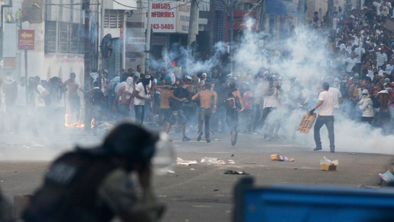 Стычек с полицией не удалось избежать