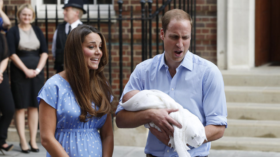 Уильям рассказал, что впервые сменил ребенку пеленки