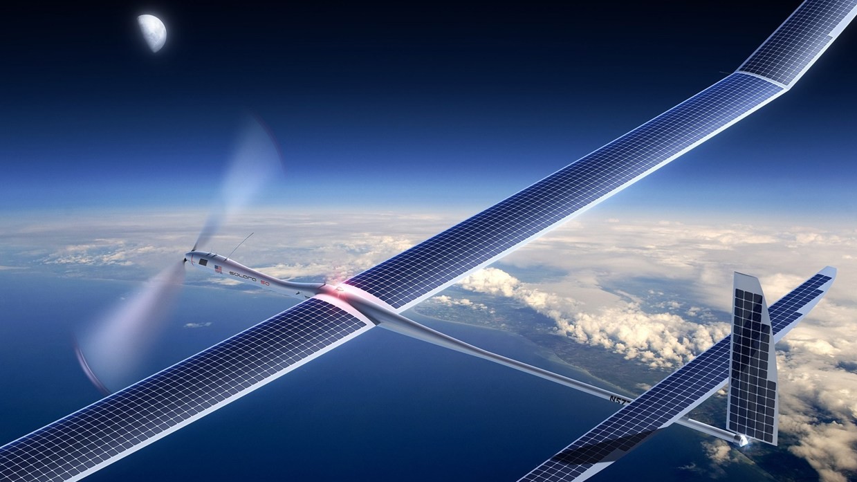 Американцы запустят в стратосферу беспилотник на солнечных батареях сроком на пять лет