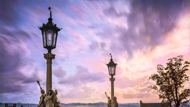 Вид из Капитолия во время гражданской войны. Нэшвилл, Теннесси, США, 1864 год