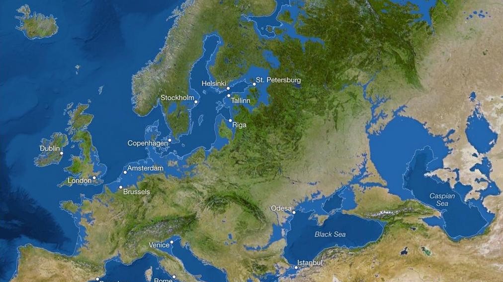 В Европе исчезнут Лондон, Венеция. Под водой окажутся Нидерланды и большая часть Дании.