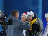 Первая олимпийкая медалистка независимой Украины Валентина Цербе приехала в Сочи поддержать биатлонистов
