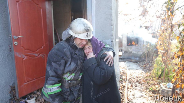 Четыре дома пострадали от попаданий.
