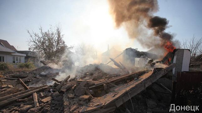 Четыре дома пострадали от попаданий.