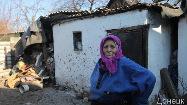 Четыре дома пострадали от попаданий.