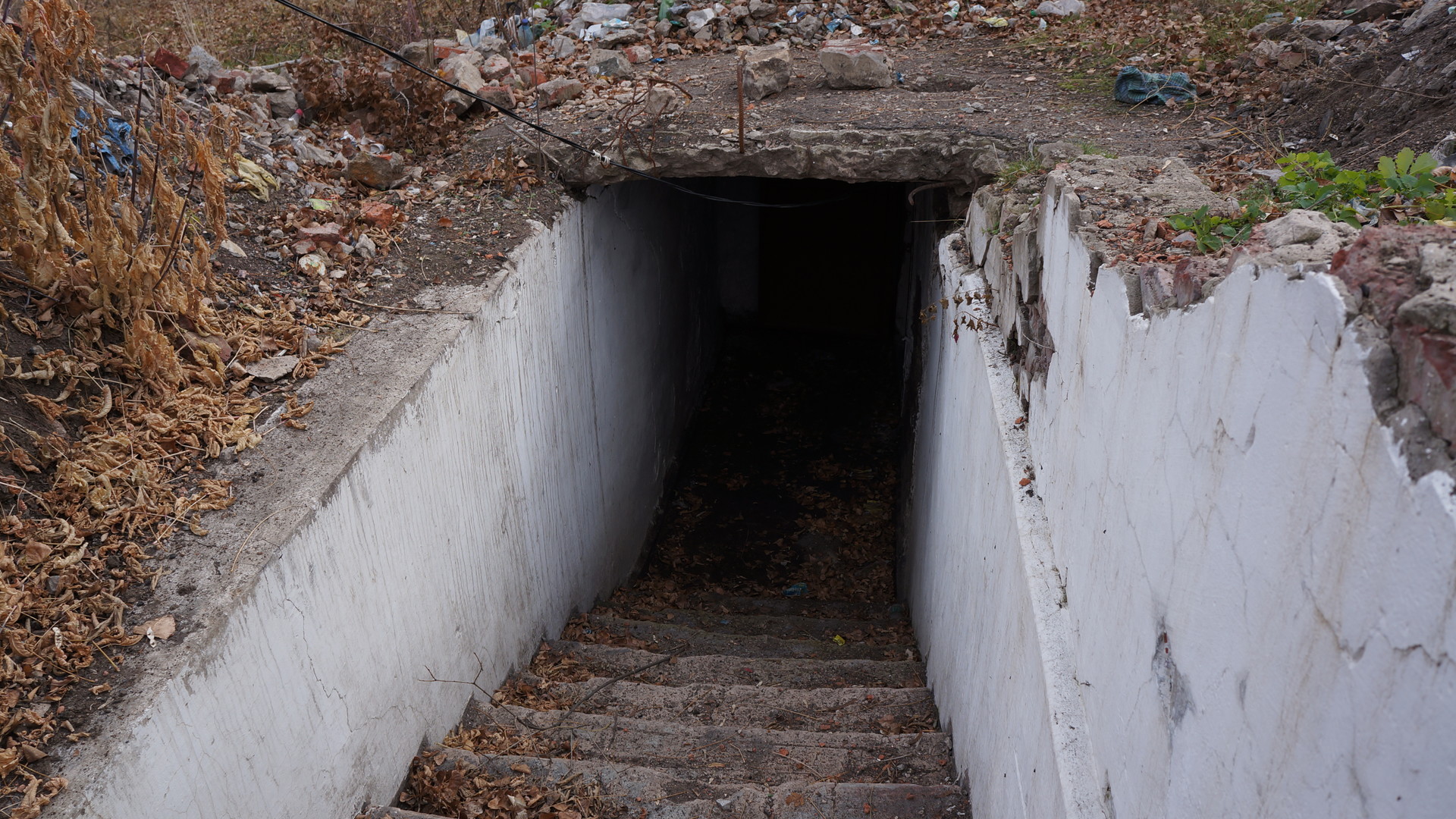 Поселок на окраине Донецка