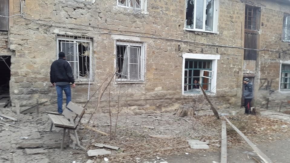 Обстрел Азотного, 27 ноября, Донецк