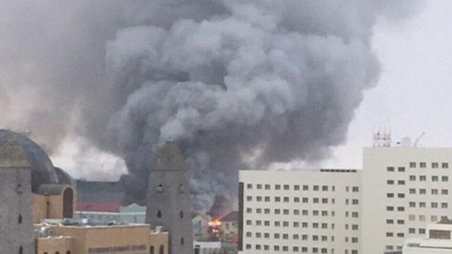 Последствия боевых действий в Грозном.