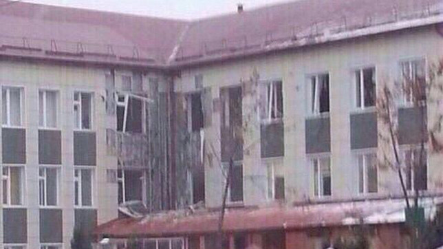 Последствия боевых действий в Грозном.