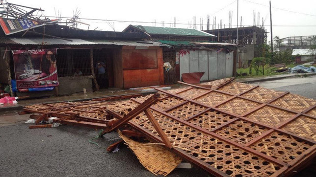 Последствия тайфуна "Хагупит".