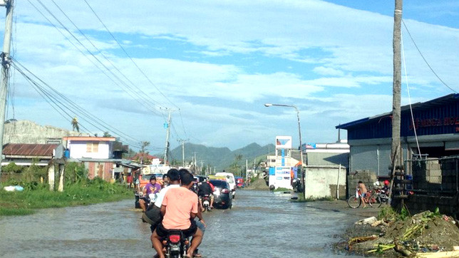 Последствия тайфуна "Хагупит".