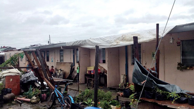 Последствия тайфуна "Хагупит".