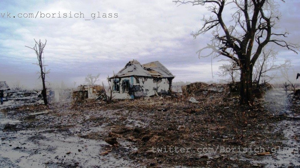 Никишино разрушено почти до основания