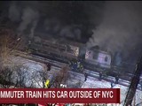 Авария в Нью-Йорке: поезд метро врезался в автомобиль