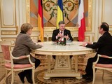 Встреча Порошенко с Меркель и Олландом завершилась поздно вечером