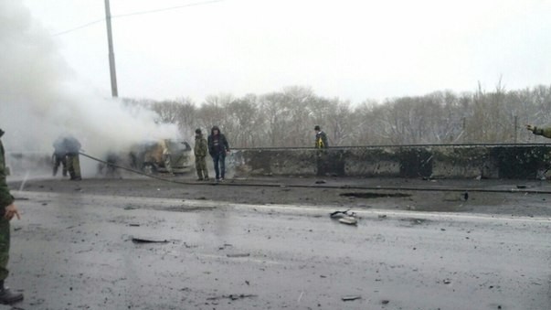 Донецьк, Петровський міст, 9 лютого