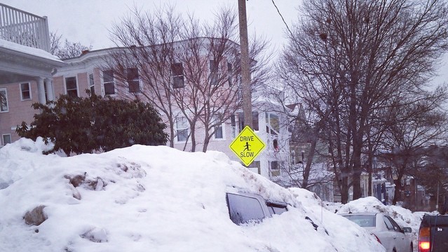 Жителі Бостона не втрачають почуття гумору