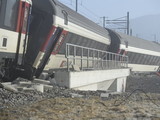 В Швейцарии столкнулось два поезда