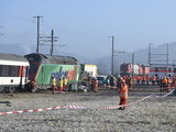 В Швейцарии столкнулось два поезда