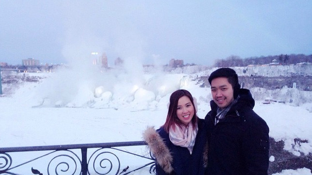 Ніагарський водоспад взимку