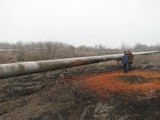 Повреждение газопровода, обстрел Донецка, в ночь на 20 февраля