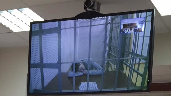 Під час засідання 25 лютого Савченко виглядала виснаженою