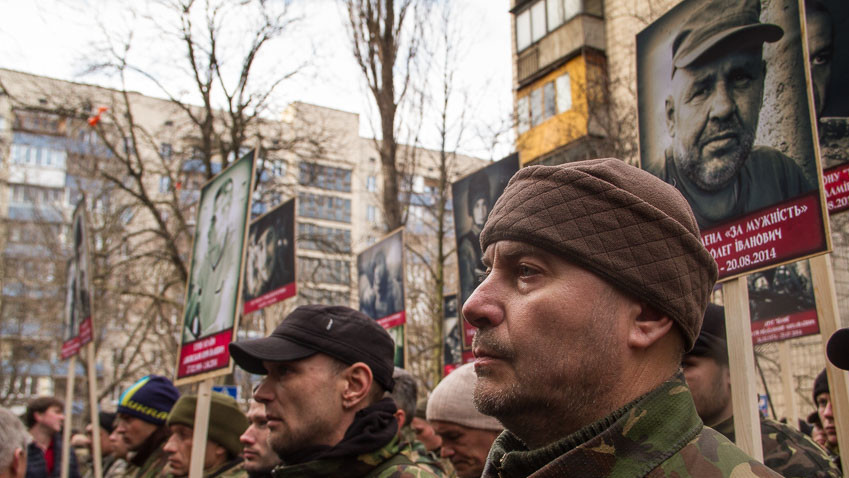 Во время пикета под ГПУ активисты подчеркнули мирный характер акции