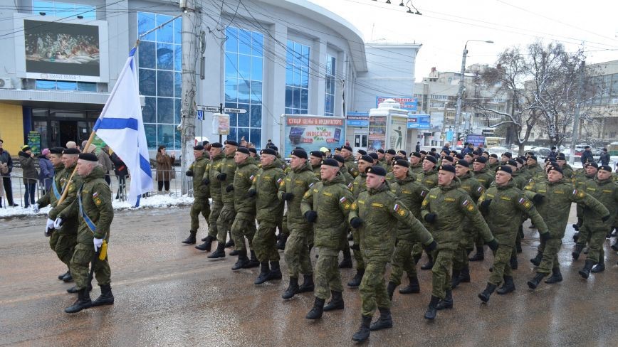 Парад в Симферополе