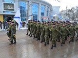 Російську армію поповнять 500 крымчас (на фото - військовий парад у Сімферополі 18 березня 2015-го)