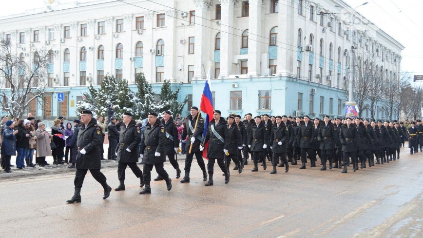 Парад в Симферополе