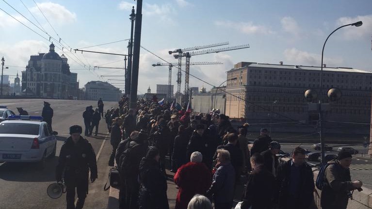 "Хвилина НЕмолчания" в Москві